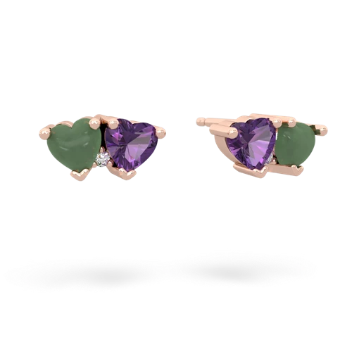 jade-amethyst  earrings