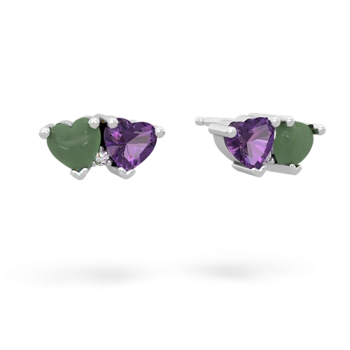 jade-amethyst  earrings