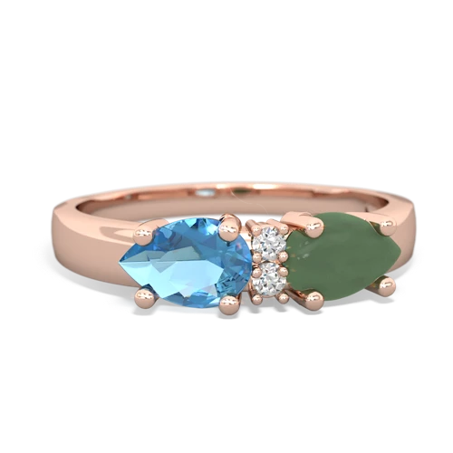 jade-blue topaz timeless ring