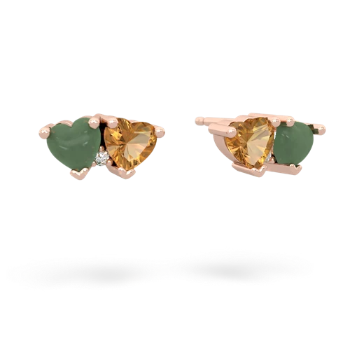 jade-citrine  earrings