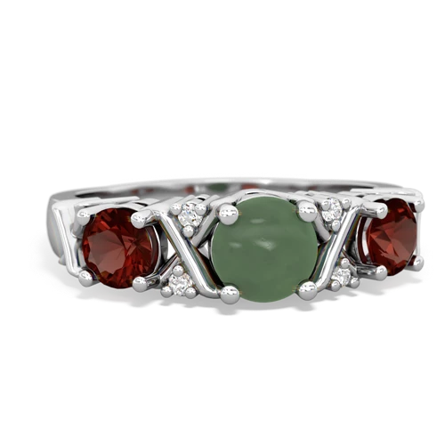 jade-garnet timeless ring