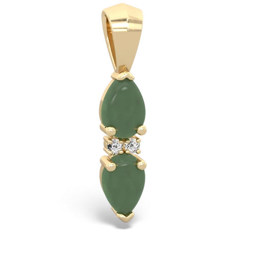 jade-jade bowtie pendant