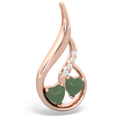 jade-jade keepsake swirl pendant