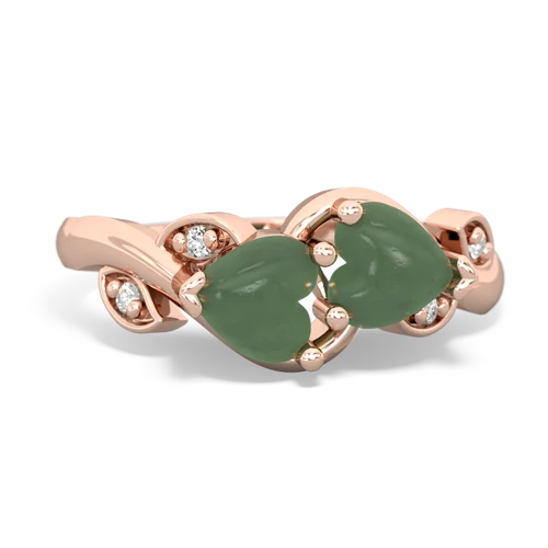 jade-jade floral keepsake ring