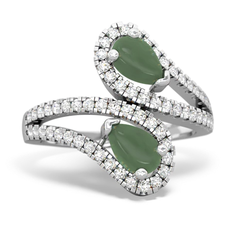 jade-jade pave swirls ring