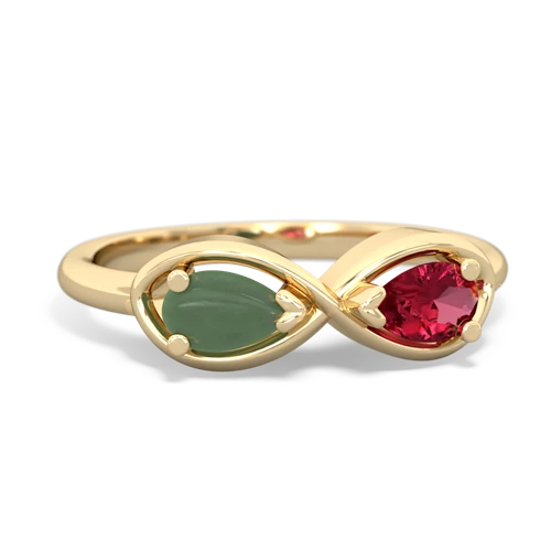 jade-lab ruby infinity ring