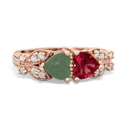 jade-lab ruby keepsake butterfly ring