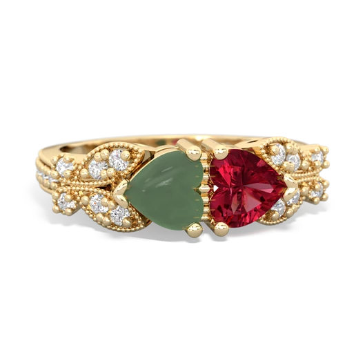 jade-lab ruby keepsake butterfly ring