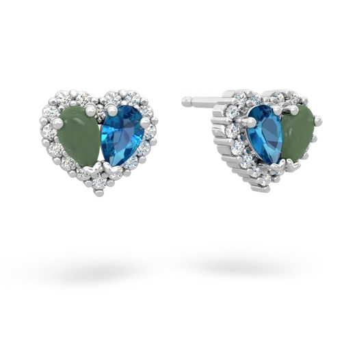 jade-london topaz halo-heart earrings