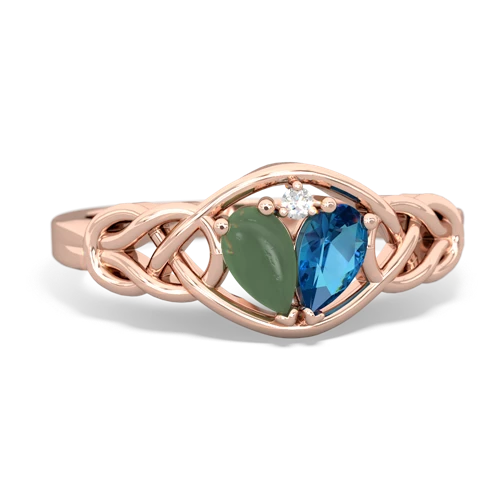 jade-london topaz celtic knot ring