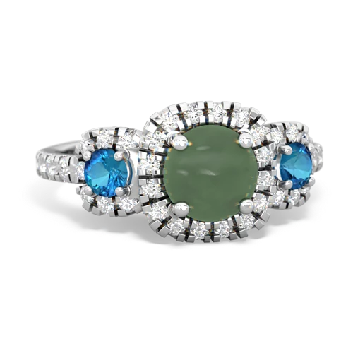 jade-london topaz three stone regal ring