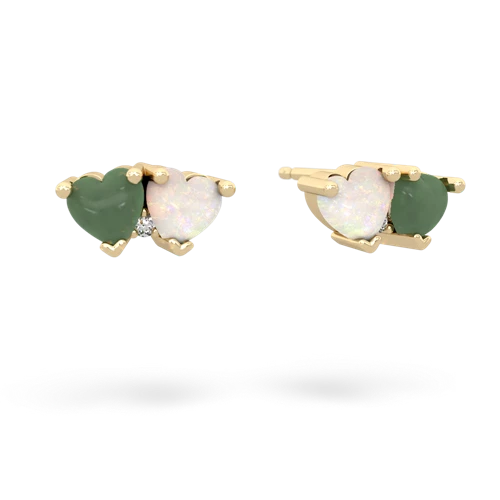 jade-opal  earrings