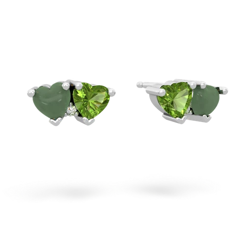 jade-peridot  earrings