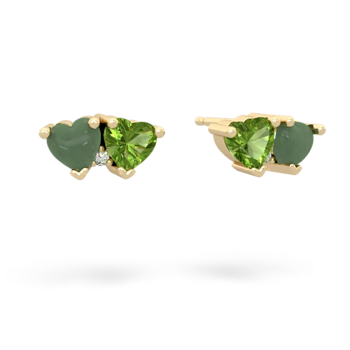 jade-peridot  earrings