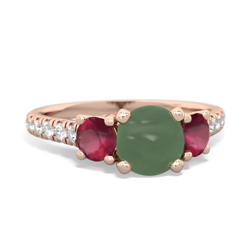 jade-ruby trellis pave ring