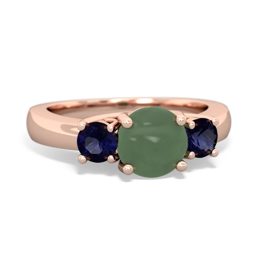 jade-sapphire timeless ring