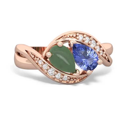 jade-tanzanite keepsake curls ring