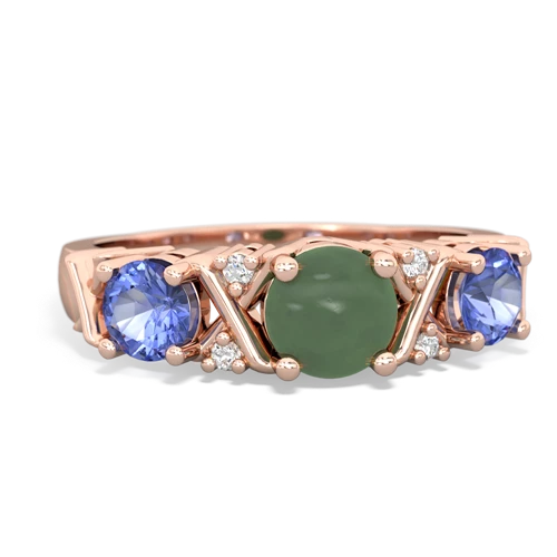 jade-tanzanite timeless ring