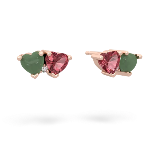 jade-tourmaline  earrings