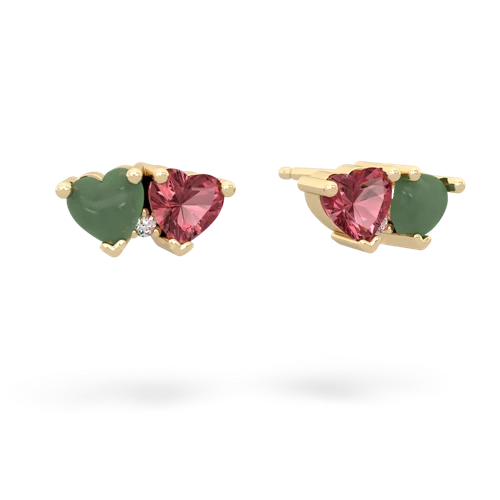 jade-tourmaline  earrings