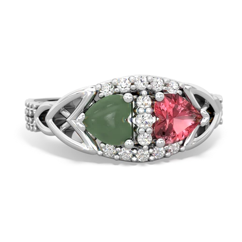 jade-tourmaline keepsake engagement ring