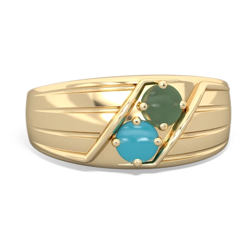 jade-turquoise mens ring