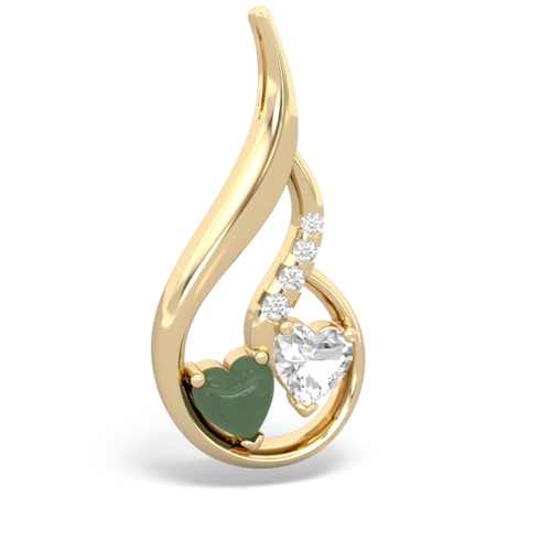 jade-white topaz keepsake swirl pendant