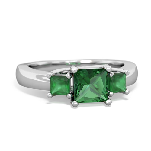 lab emerald-emerald timeless ring