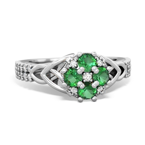 lab emerald-lab emerald engagement ring