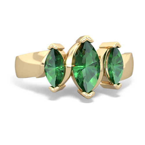 emerald-alexandrite keepsake ring