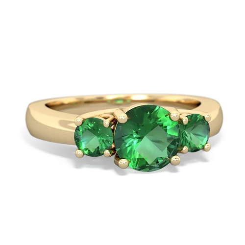 emerald-lab emerald timeless ring