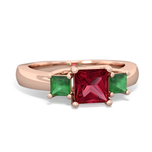 lab ruby-emerald timeless ring