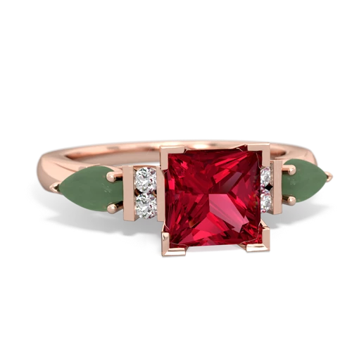 lab ruby-jade engagement ring