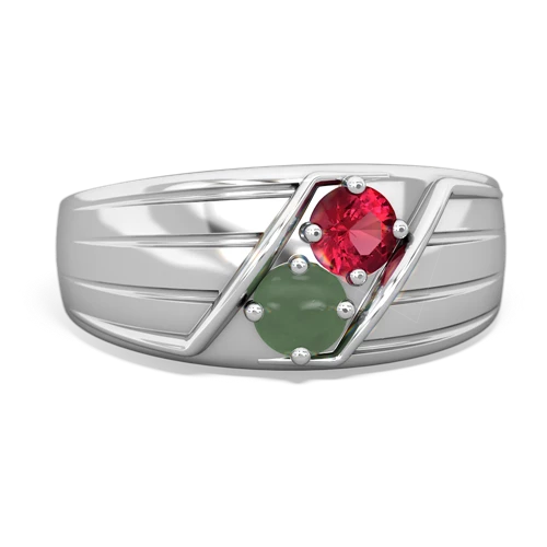 lab ruby-jade mens ring