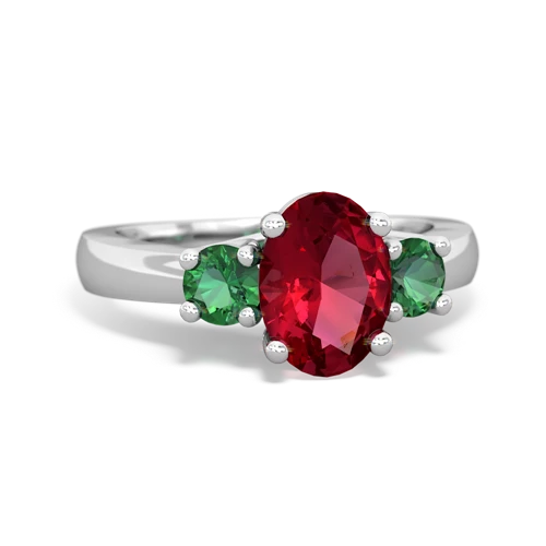 lab ruby-lab emerald timeless ring