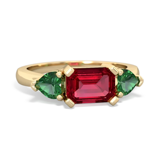 lab ruby-lab emerald timeless ring