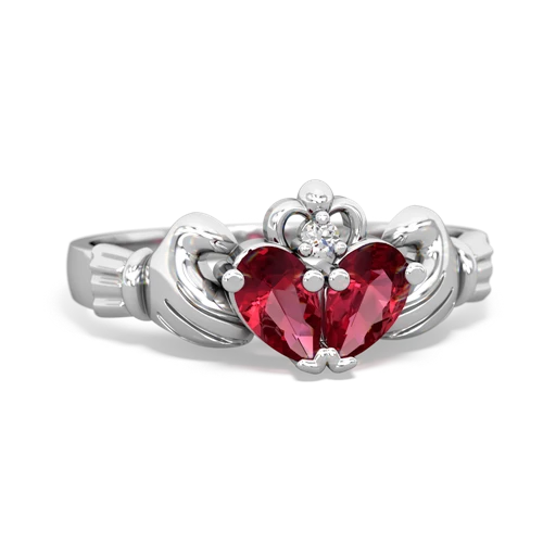 lab ruby-lab ruby claddagh ring