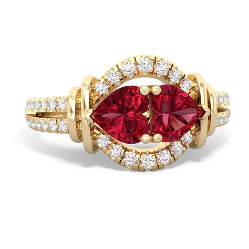 lab ruby-lab ruby pave keepsake ring