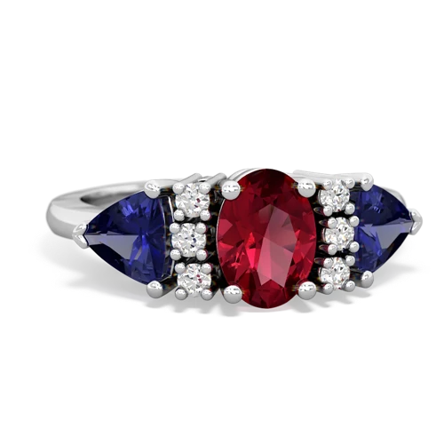 lab ruby-lab sapphire timeless ring