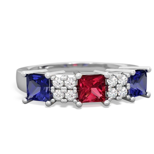 lab ruby-lab sapphire timeless ring