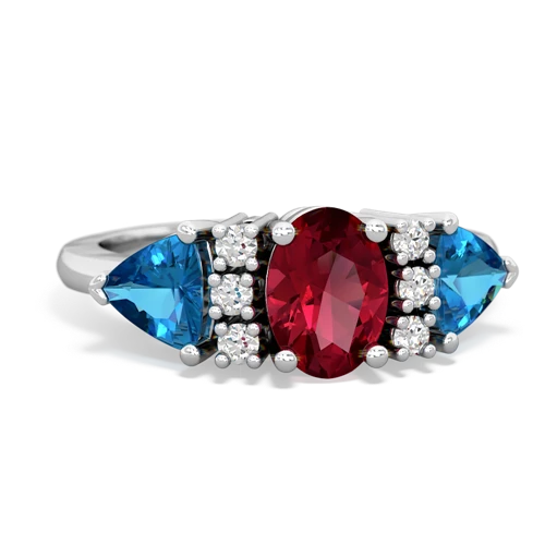 lab ruby-london topaz timeless ring