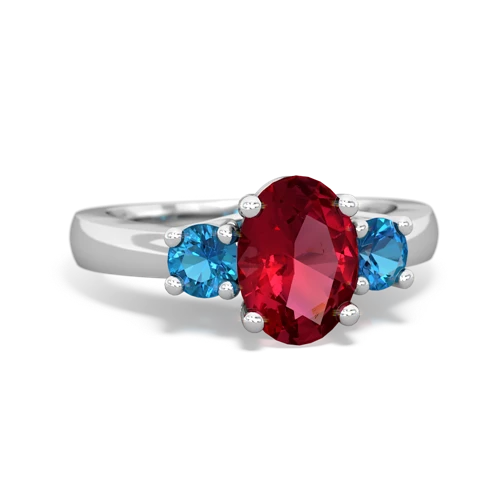 lab ruby-london topaz timeless ring