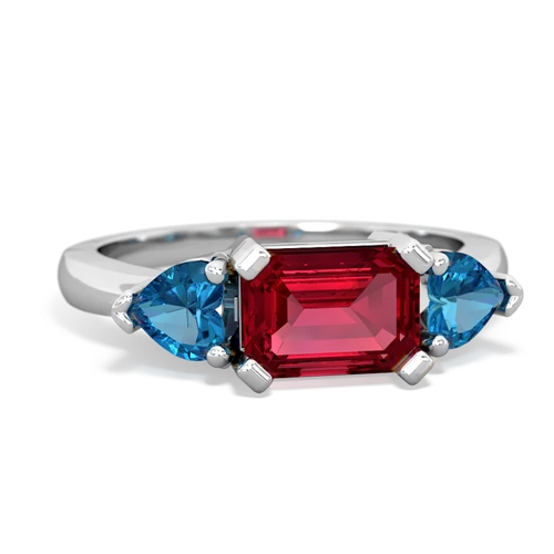 lab ruby-london topaz timeless ring