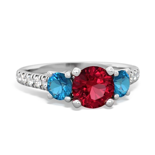 lab ruby-london topaz trellis pave ring