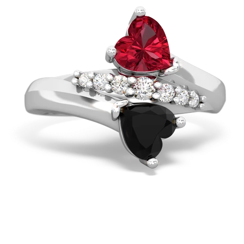 lab ruby-onyx modern ring