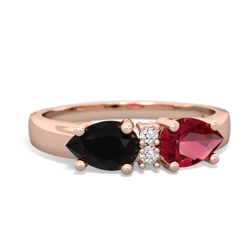 lab ruby-onyx timeless ring