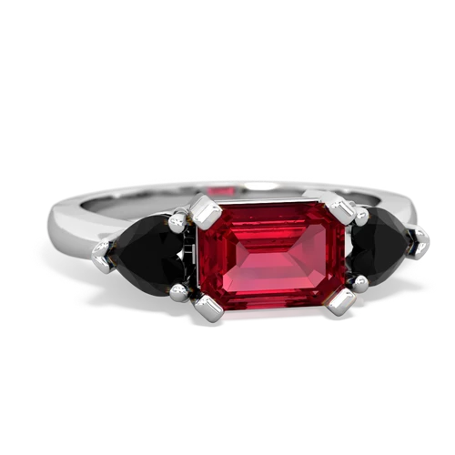 lab ruby-onyx timeless ring