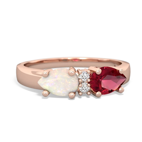 lab ruby-opal timeless ring