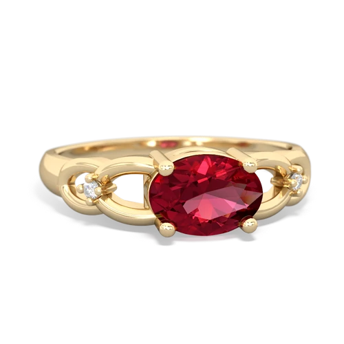 lab ruby filligree ring