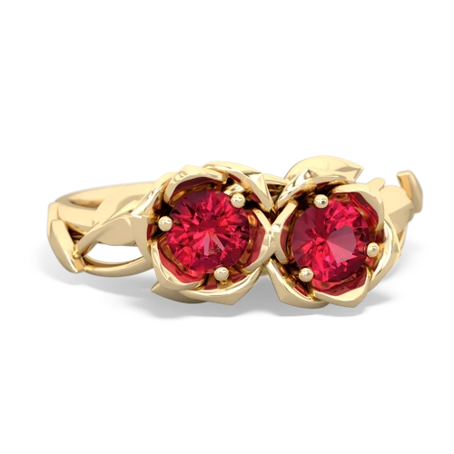 lab ruby roses ring